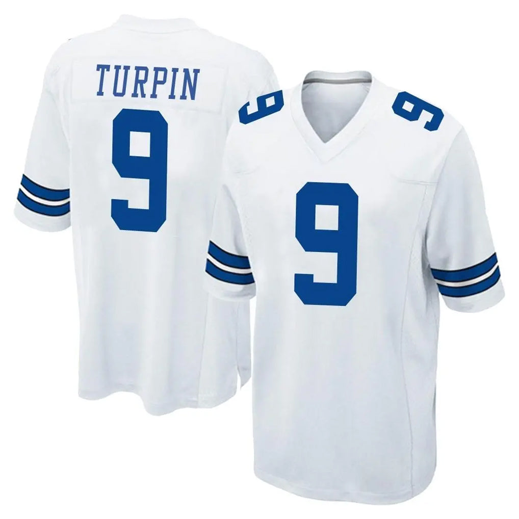 Qdoa D.Cowboys #9 KaVontae Turpin Player White Home Game Stitched Jerseys
