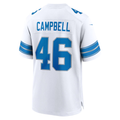 Qdoa D.Lions #46 Jack Campbell White White Game Stitched Jerseys