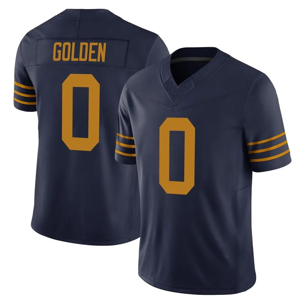 Qdoa GB.Packers #0 Matthew Golden Player Navy The 1923 Classic Vapor F.U.S.E. Home Game Stitched Jerseys