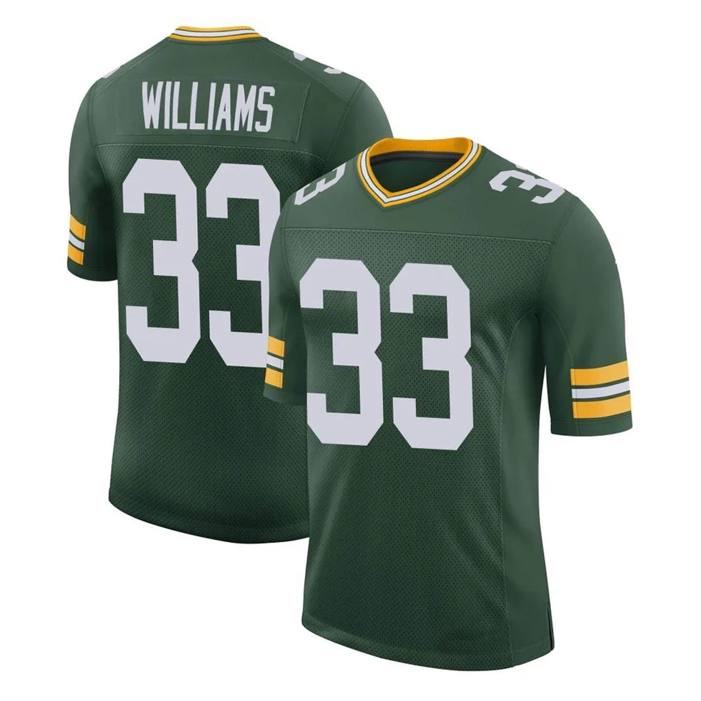 Qdoa GB.Packers #33 Evan Williams Player Green Limited Classic Home Game Stitched Jerseys