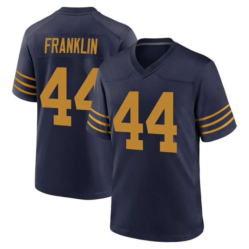 Qdoa GB.Packers #44 Zaire Franklin Player Navy The 1923 Classic Home Game Stitched Jerseys