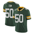 Qdoa GB.Packers #50 Zach Tom Player Green Vapor Untouchable Limited Home Game Stitched Jerseys