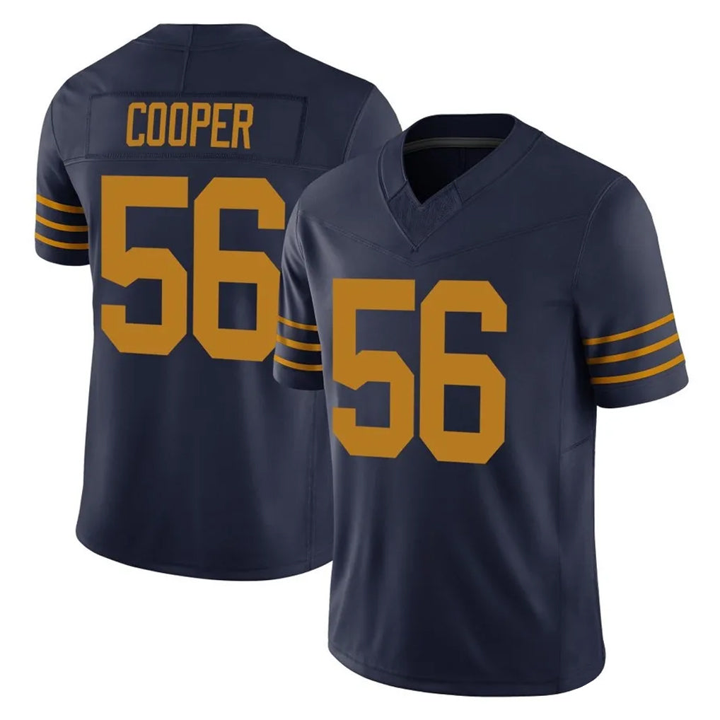 Qdoa GB.Packers #56 Edgerrin Cooper Player Navy The 1923 Classic Vapor F.U.S.E. Home Game Stitched Jerseys