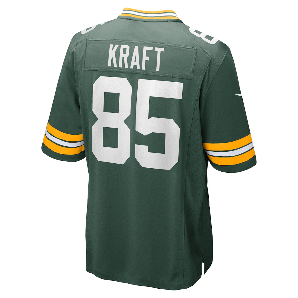 Qdoa GB.Packers #85 Tucker Kraft Green Game Stitched Jerseys
