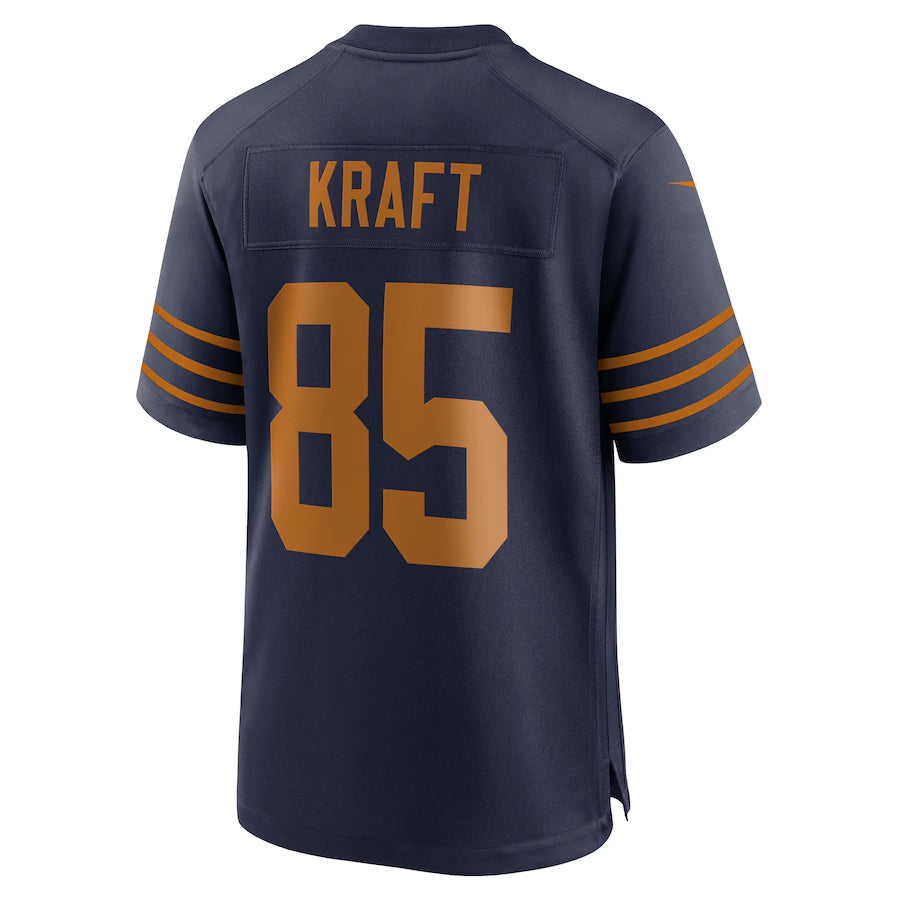 Qdoa GB.Packers #85 Tucker Kraft Player Navy The 1923 Classic Game Stitched Jerseys