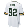 Qdoa GB.Packers #92 Reggie White Player White Home Game Stitched Jerseys