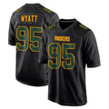 Qdoa GB.Packers #95 Devonte Wyatt Player Black Fashion Home Game Stitched Jerseys