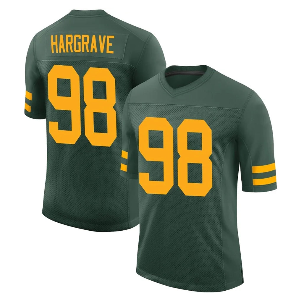Qdoa GB.Packers #98 Javon Hargrave Player Green Alternate Vapor Home Game Stitched Jerseys