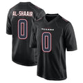 Qdoa H.Texans #0 Azeez Al-Shaair Player Black Fashion Home Game Stitched Jerseys