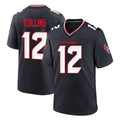 Qdoa H.Texans #12 Nico Collins Player Navy Team Home Game Stitched Jerseys