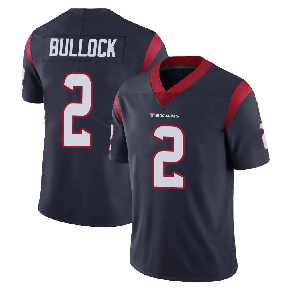 Qdoa H.Texans #2 Calen Bullock Player Navy Limited Vapor Untouchable Home Game Stitched Jerseys