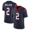 Qdoa H.Texans #2 Calen Bullock Player Navy Limited Vapor Untouchable Home Game Stitched Jerseys