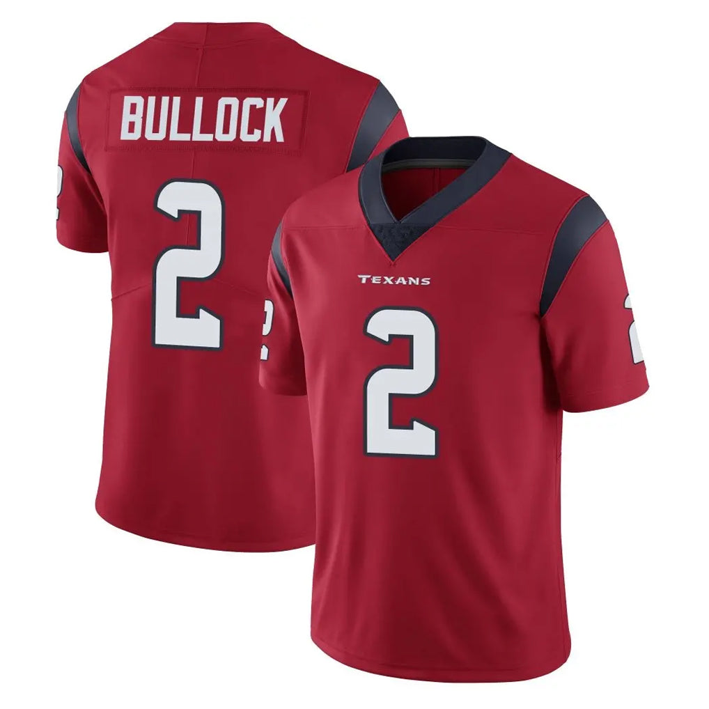 Qdoa H.Texans #2 Calen Bullock Player Red Limited Vapor Untouchable Home Game Stitched Jerseys
