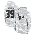 Qdoa H.Texans #39 Henry To'oTo'o Player Arctic Camo Salute to Service Hoodies Limited Game Stitched Jerseys