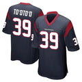 Qdoa H.Texans #39 Henry To'oTo'o Player Navy Home Game Stitched Jerseys
