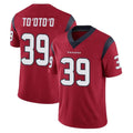 Qdoa H.Texans #39 Henry To'oTo'o Player Red Limited Vapor Untouchable Home Game Stitched Jerseys