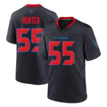 Qdoa H.Texans #55 Danielle Hunter Player Navy 2nd Alternate Home Game Stitched Jerseys