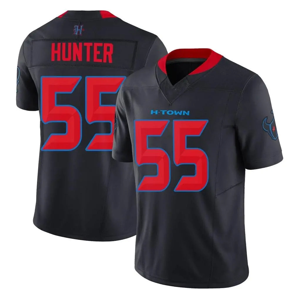 Qdoa H.Texans #55 Danielle Hunter Player Navy Limited 2nd Alternate Vapor F.U.S.E. Home Game Stitched Jerseys