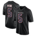 Qdoa H.Texans #5 Jalen Pitre Player Black Fashion Home Game Stitched Jerseys