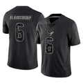 Qdoa H.Texans #6 Reed Blankenship Player Black Reflective Limited Game Stitched Jerseys