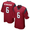 Qdoa H.Texans #6 Reed Blankenship Player Red Home Game Stitched Jerseys