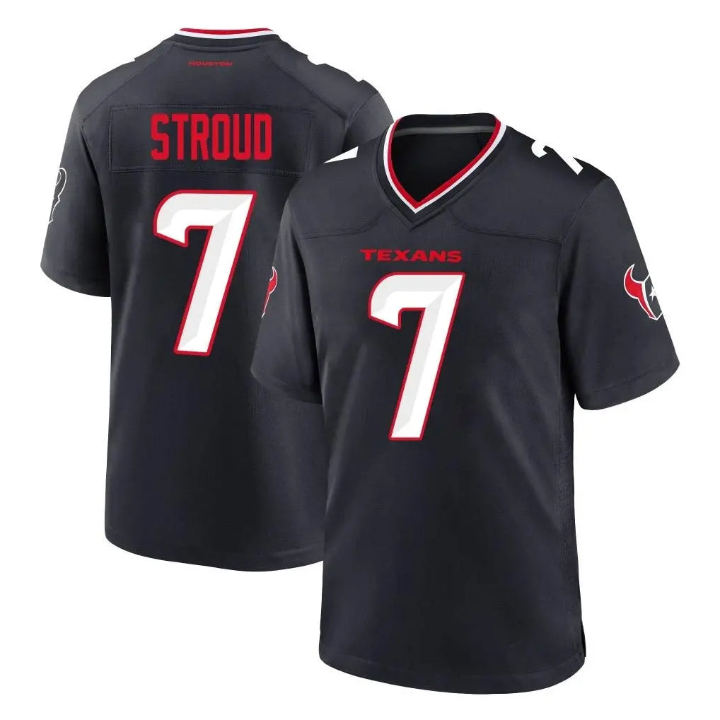 Qdoa H.Texans #7 CJ Stroud Player Navy Team Home Game Stitched Jerseys