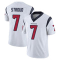 Qdoa H.Texans #7 CJ Stroud Player White Limited Vapor Untouchable Home Game Stitched Jerseys