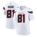 Qdoa H.Texans #81 Jayden Higgins Player White Home Game Stitched Jerseys