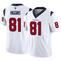 Qdoa H.Texans #81 Jayden Higgins Player White Limited Vapor F.U.S.E. Home Game Stitched Jerseys