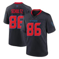Qdoa H.Texans #86 Dalton Schultz Player Navy 2nd Alternate Home Game Stitched Jerseys