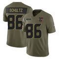 Qdoa H.Texans #86 Dalton Schultz Player Olive 2025 Salute To Service Limited Game Stitched Jerseys