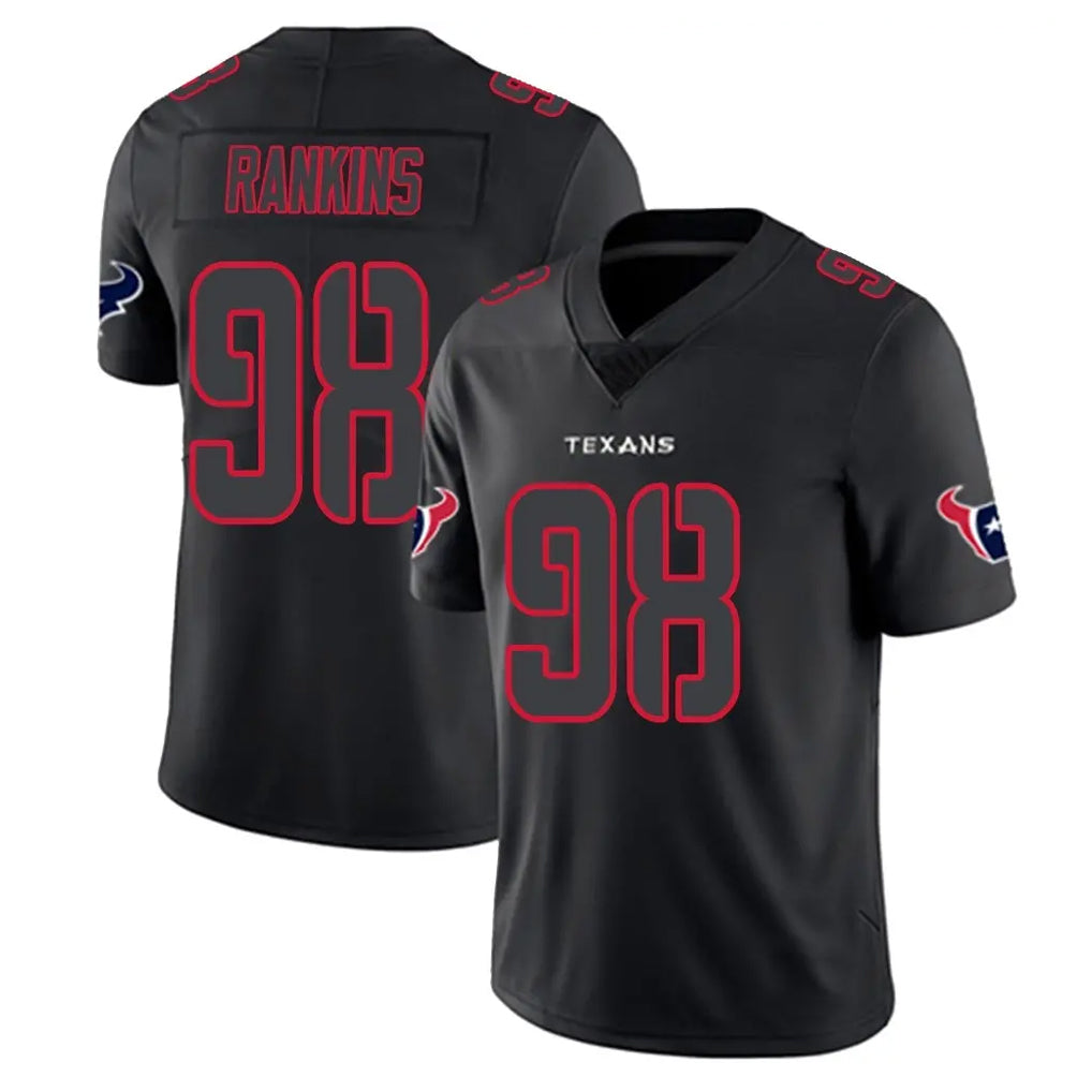 Qdoa H.Texans #98 Sheldon Rankins Player Black Impact Limited Game Stitched Jerseys