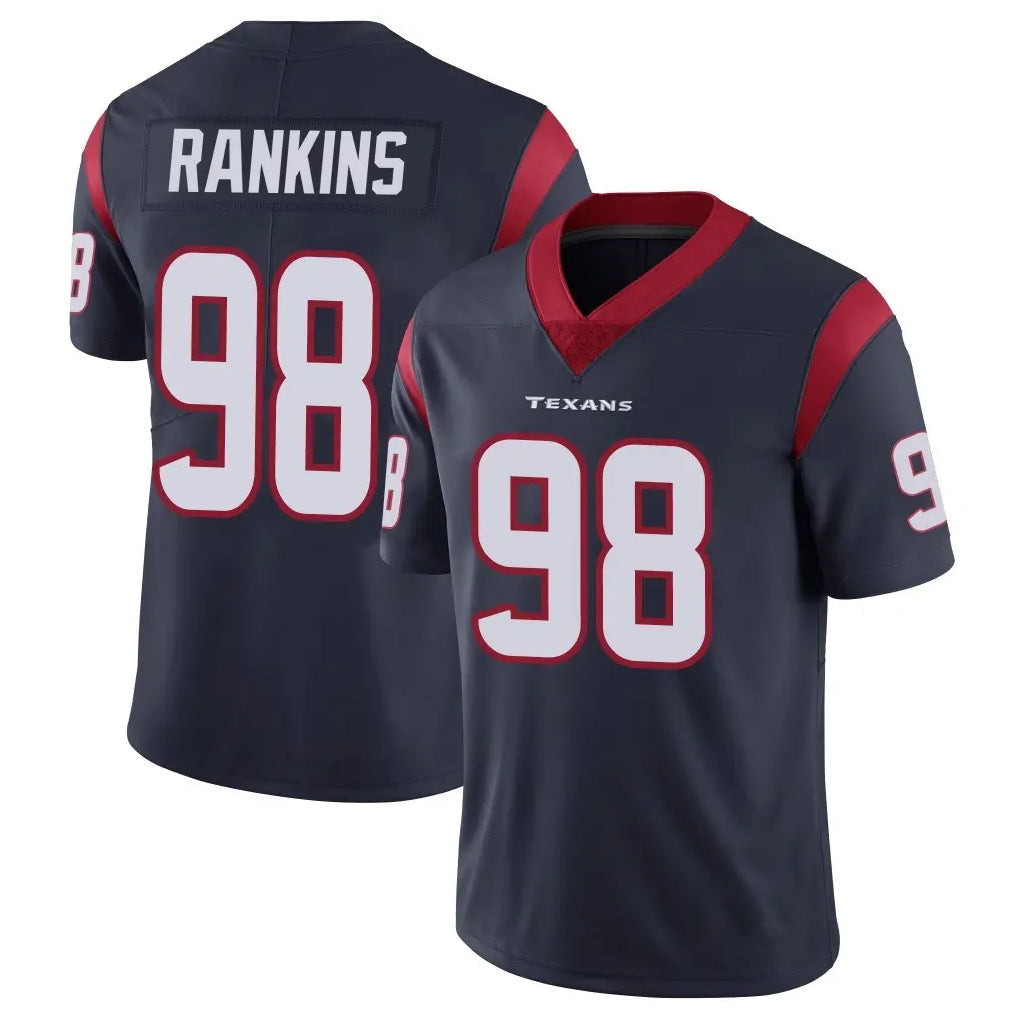 Qdoa H.Texans #98 Sheldon Rankins Player Navy Limited Vapor Untouchable Home Game Stitched Jerseys