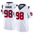 Qdoa H.Texans #98 Sheldon Rankins Player White Limited Vapor F.U.S.E. Home Game Stitched Jerseys