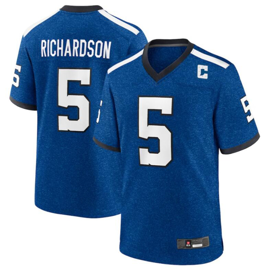 Qdoa IN.Colts #5 Anthony Richardson Royal Indiana Nights Alternate Game Jersey American Stitched Jerseys