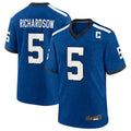 Qdoa IN.Colts #5 Anthony Richardson Royal Indiana Nights Alternate Game Jersey American Stitched Jerseys