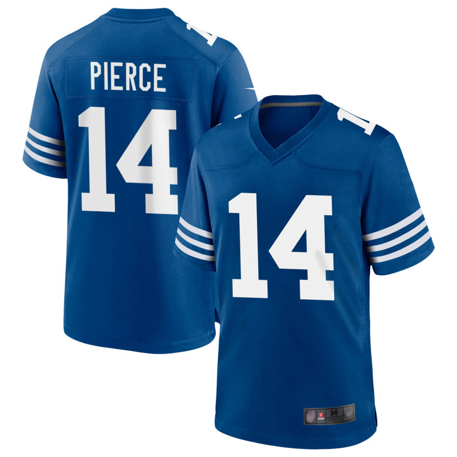 Qdoa IN.Colts #14 Alec Pierce Player Royal Limited Game Stitched Jerseys