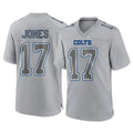 Qdoa IN.Colts #17 Daniel Jones Player Gray Atmosphere Fashion Home Game Stitched Jerseys