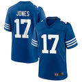 Qdoa IN.Colts #17 Daniel Jones Player Royal Limited Game Stitched Jerseys