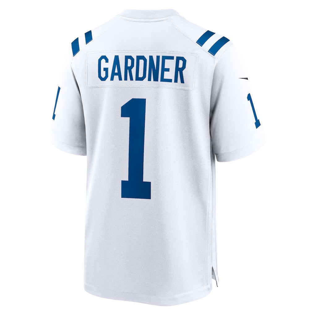 Qdoa IN.Colts #1 Ahmad Sauce Gardner White Game Stitched Jerseys