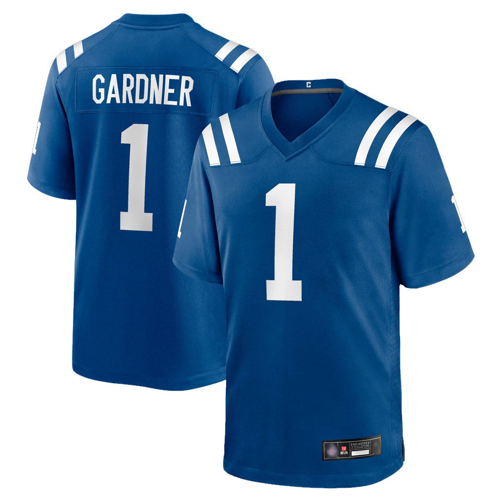 Qdoa IN.Colts #1 Sauce Gardner Player Royal Home Game Stitched Jerseys