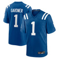Qdoa IN.Colts #1 Sauce Gardner Player Royal Home Game Stitched Jerseys