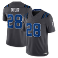 Qdoa IN.Colts #28 Jonathan Taylor Anthracite 2026 Rivalries Collection Limited Stitched Jerseys