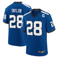 Qdoa IN.Colts #28 Jonathan Taylor Player Royal Alternate Indiana Nights Home Game Stitched Jerseys