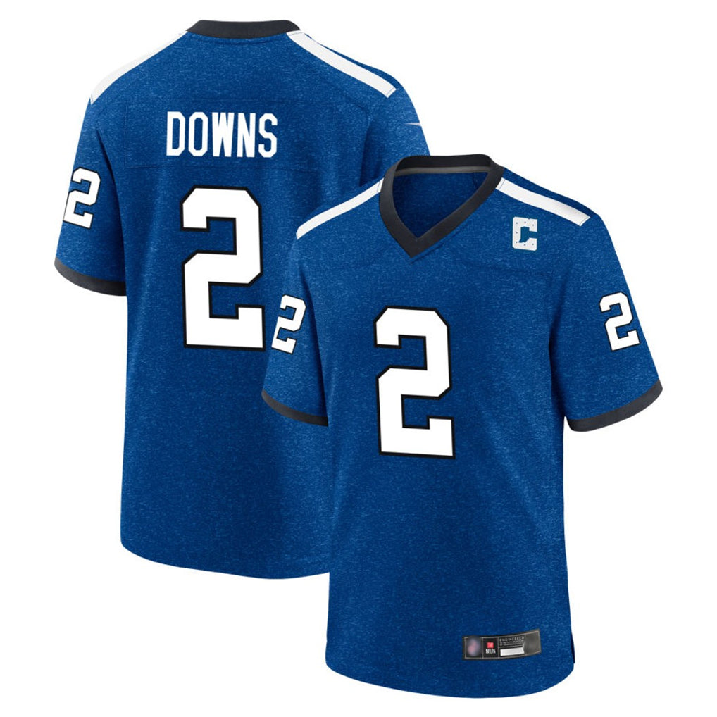 Qdoa IN.Colts #2 Josh Downs Player Royal Alternate Indiana Nights Home Game Stitched Jerseys