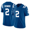 Qdoa IN.Colts #2 Josh Downs Player Royal Limited Vapor F.U.S.E. Home Game Stitched Jerseys