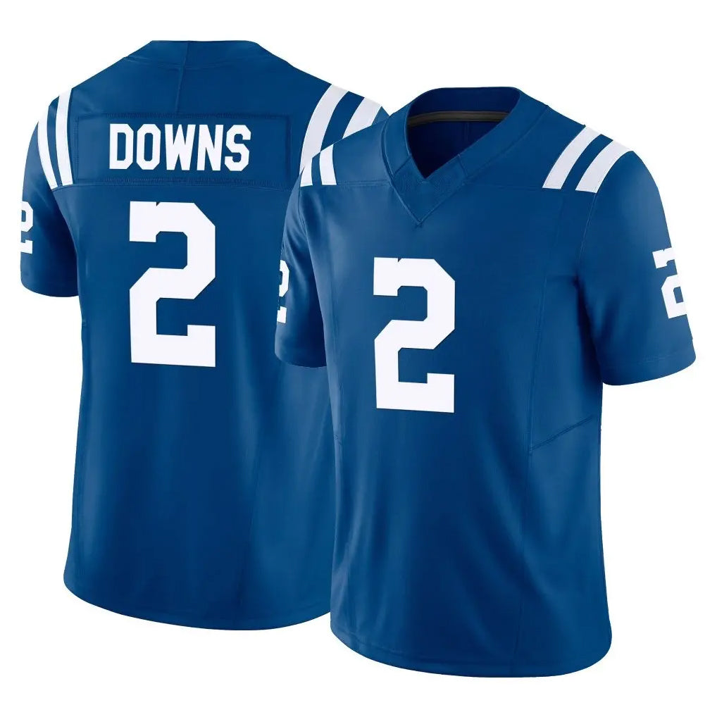 Qdoa IN.Colts #2 Josh Downs Player Royal Limited Vapor F.U.S.E. Home Game Stitched Jerseys