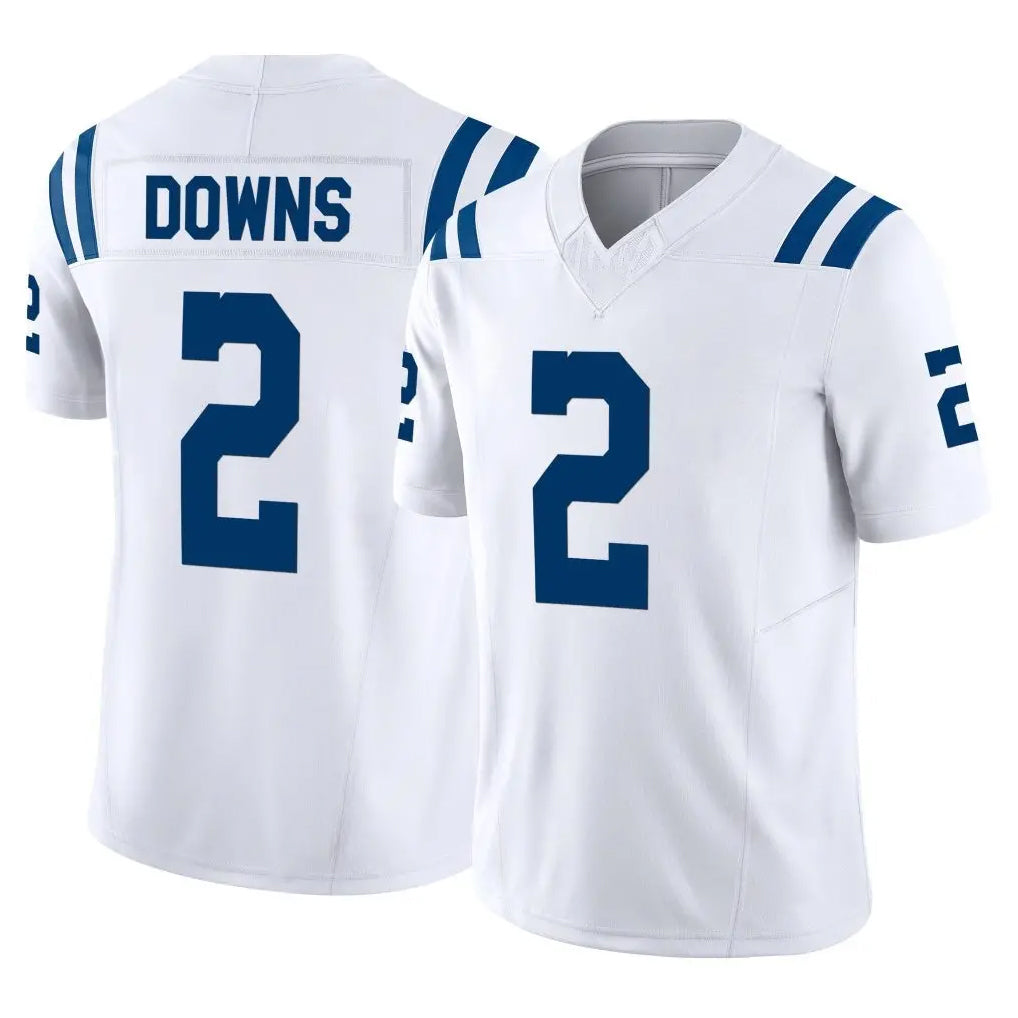 Qdoa IN.Colts #2 Josh Downs Player White Limited Vapor F.U.S.E. Home Game Stitched Jerseys