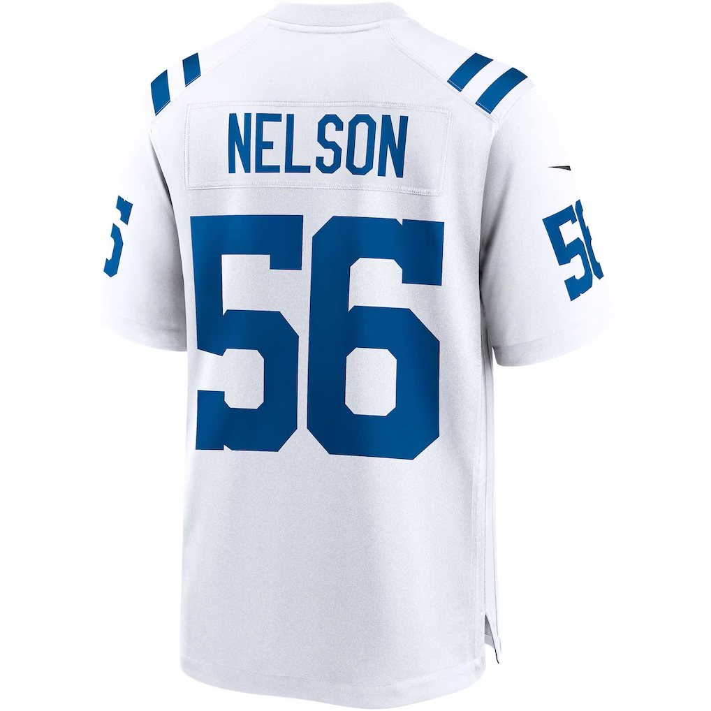Qdoa IN.Colts #56 Quenton Nelson White Game Player Stitched Jerseys