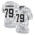 Qdoa IN.Colts #79 Bernhard Raimann Player Arctic Camo Salute To Service Limited Game Stitched Jerseys
